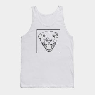 Staffy Head Tank Top